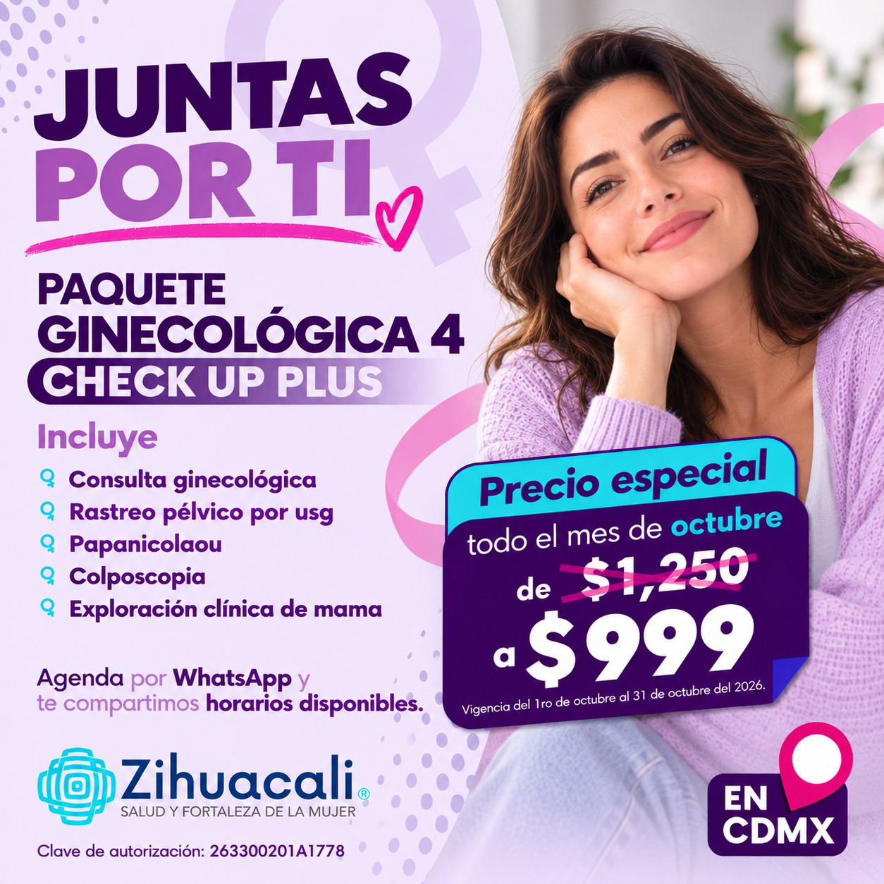 Paquete ginecológico cuatro